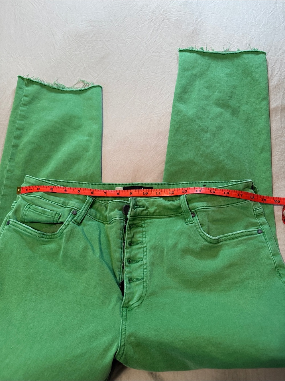 Kut from the Kloth Bright Green Cropped Pants (13) - Picture 3 of 8